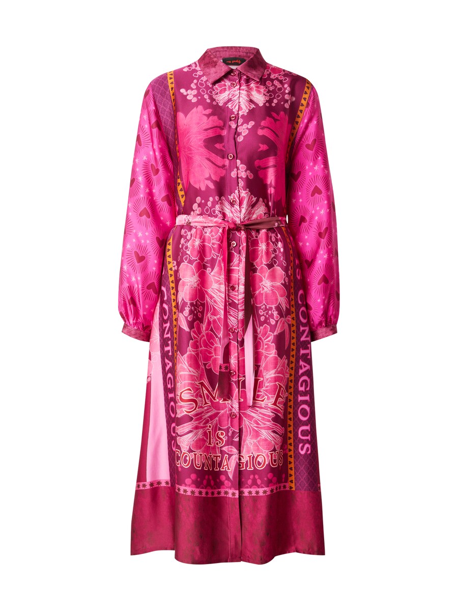 

Платье-рубашка miss goodlife Contagious Flowers, Pink/Dark pink