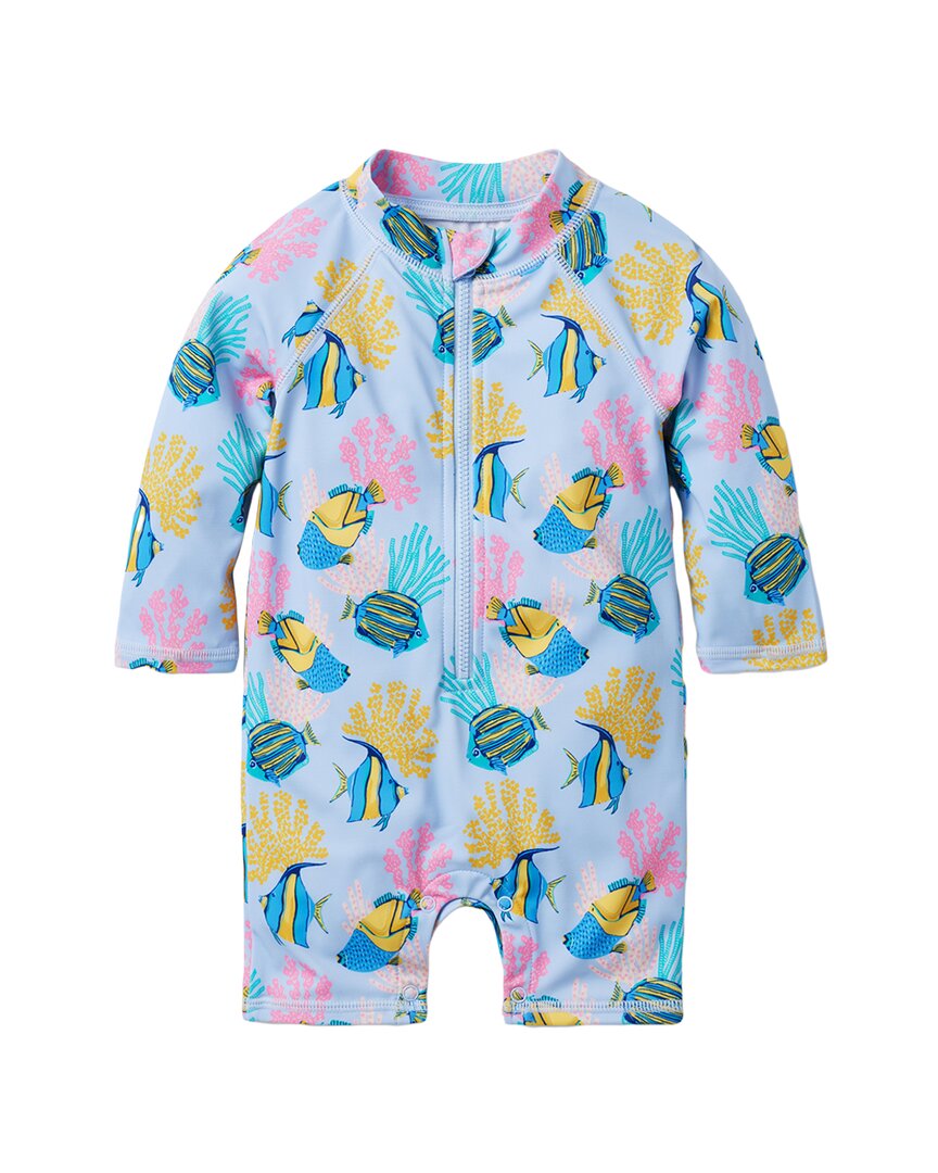 

Джени энд Джек Файш Зип Рашгард Janie and Jack, синий