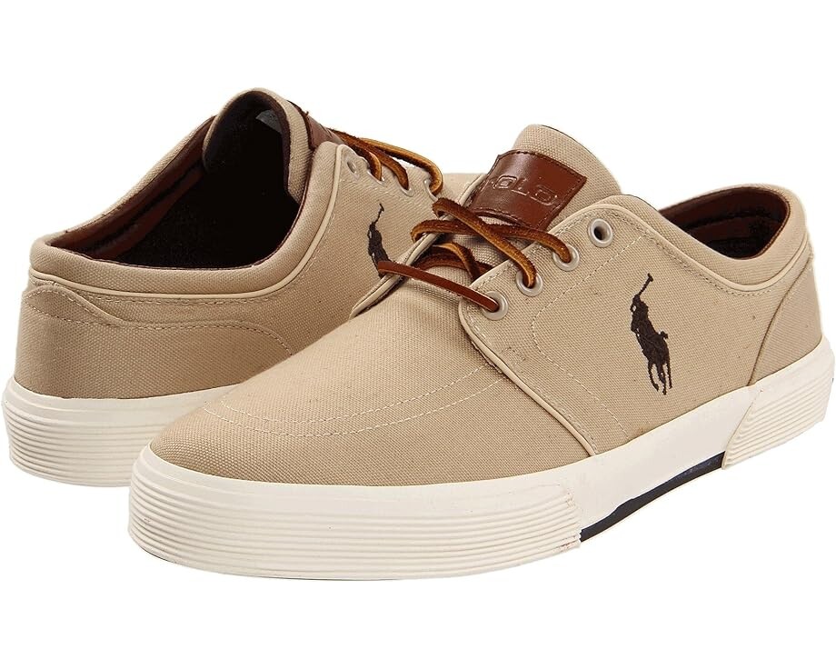 

Кроссовки Polo Ralph Lauren Faxon Low-Top Canvas Sneaker, цвет Khaki Canvas, Хаки, Кроссовки Polo Ralph Lauren Faxon Low-Top Canvas Sneaker, цвет Khaki Canvas
