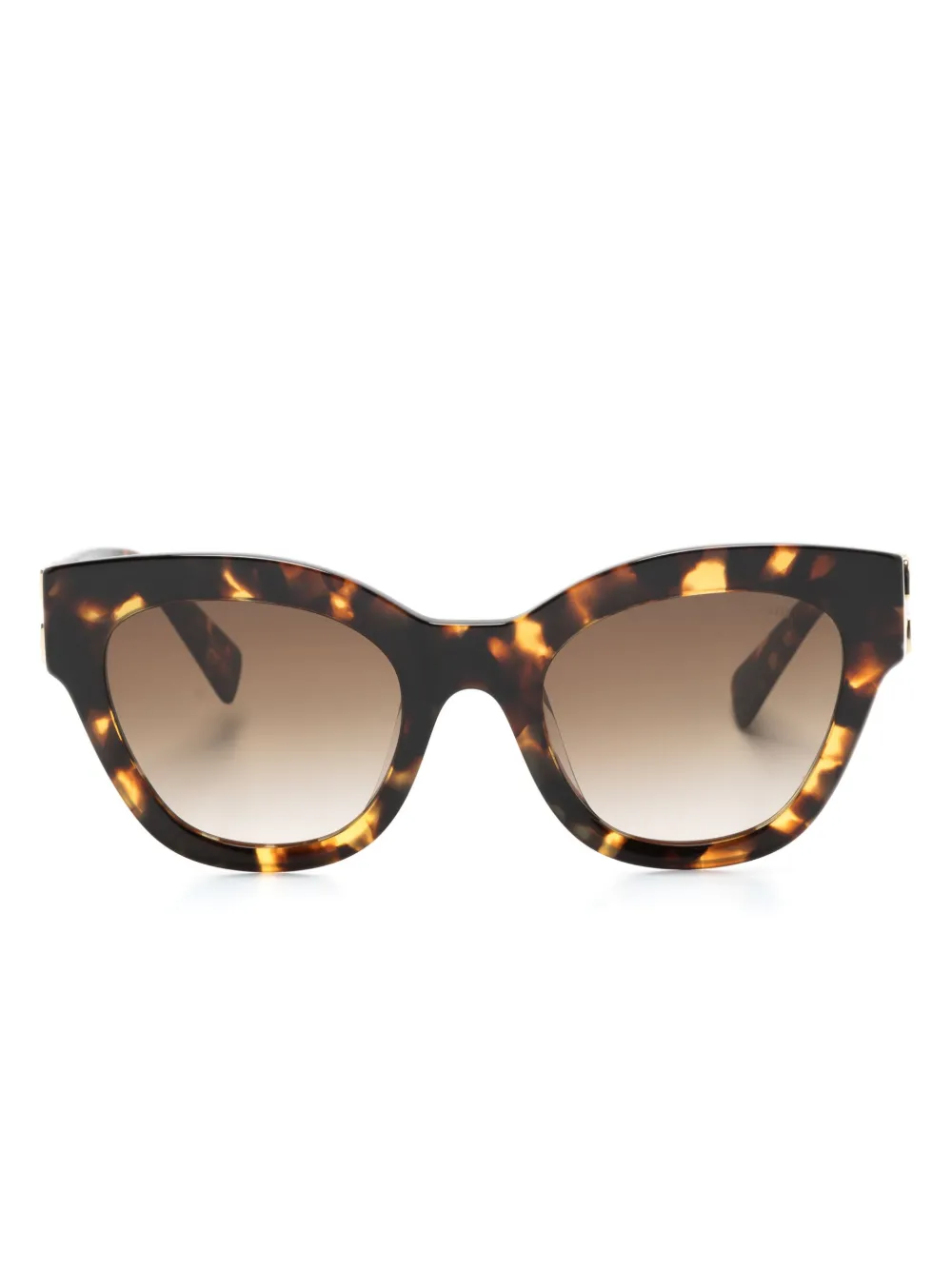 

Солнцезащитные очки Logo Miu Miu Eyewear, коричневый