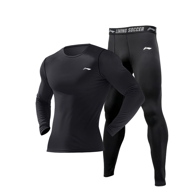 

Спортивный комплект для мужчин LINING, черный