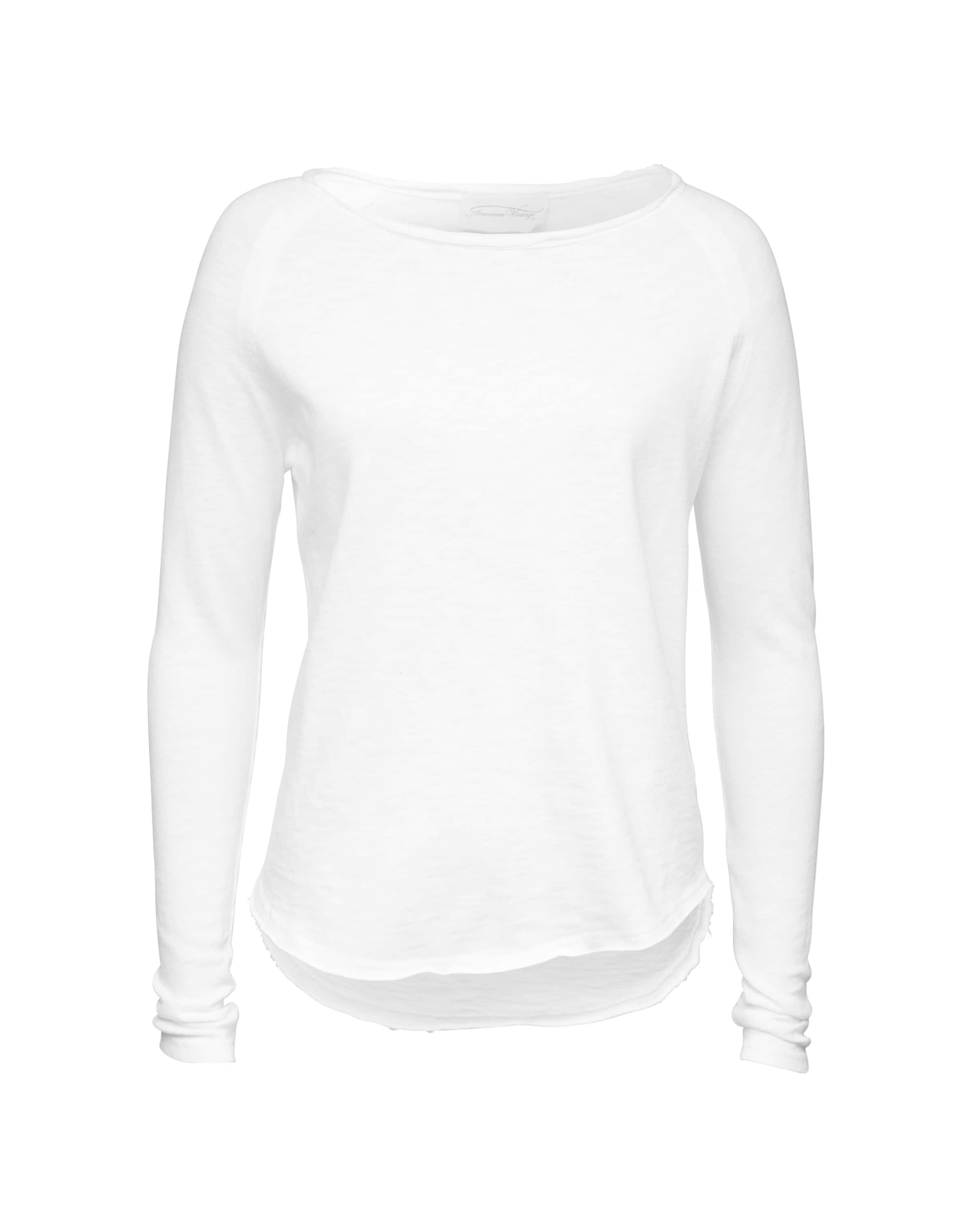 

AMERICAN VINTAGE Лонгслив 'Sonoma' в белом цвете