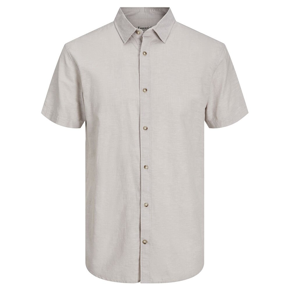 

Рубашка с коротким рукавом Jack & Jones Summer Linen, бежевый