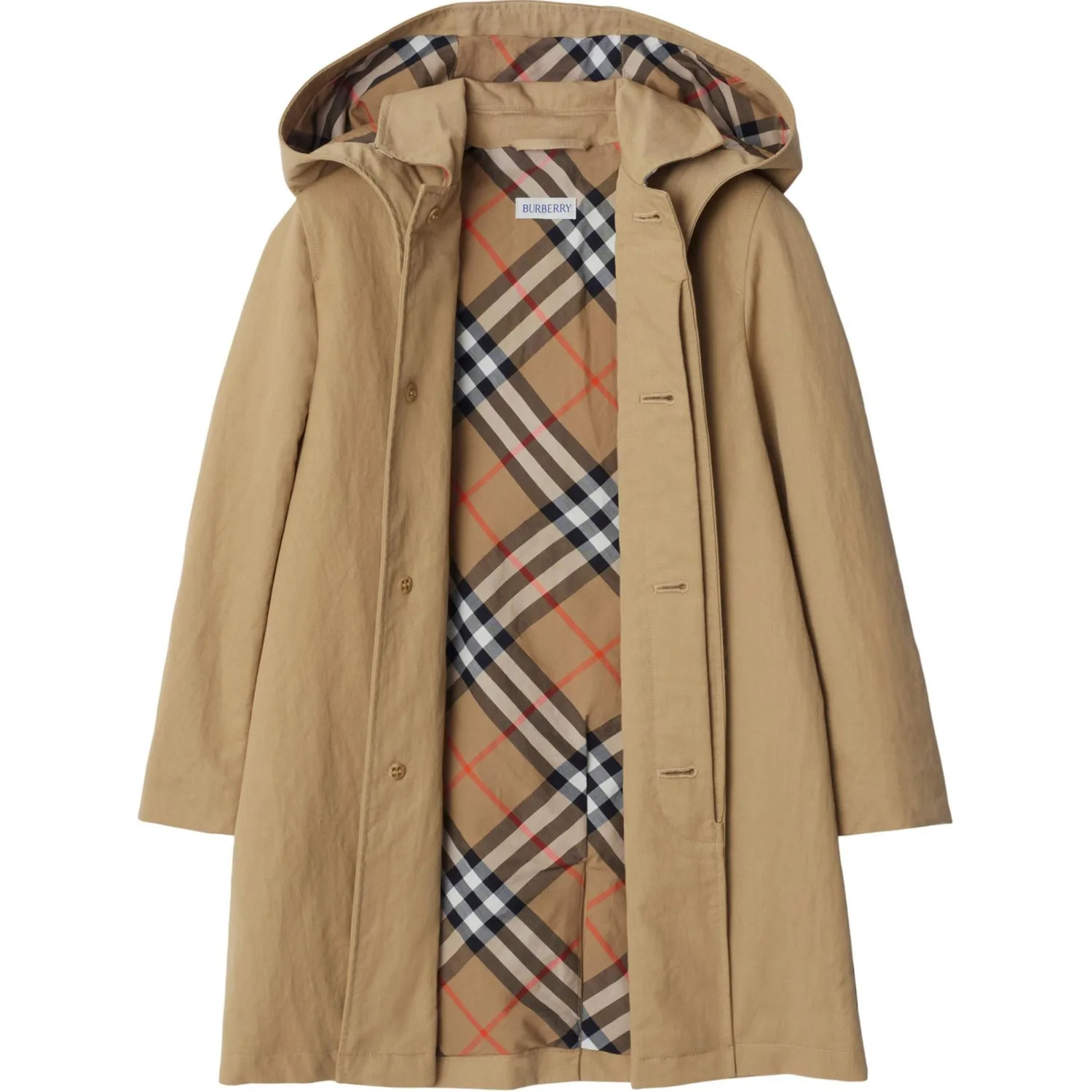Burberry Пальто FW24 Sandy Beige Kids' — фото 4