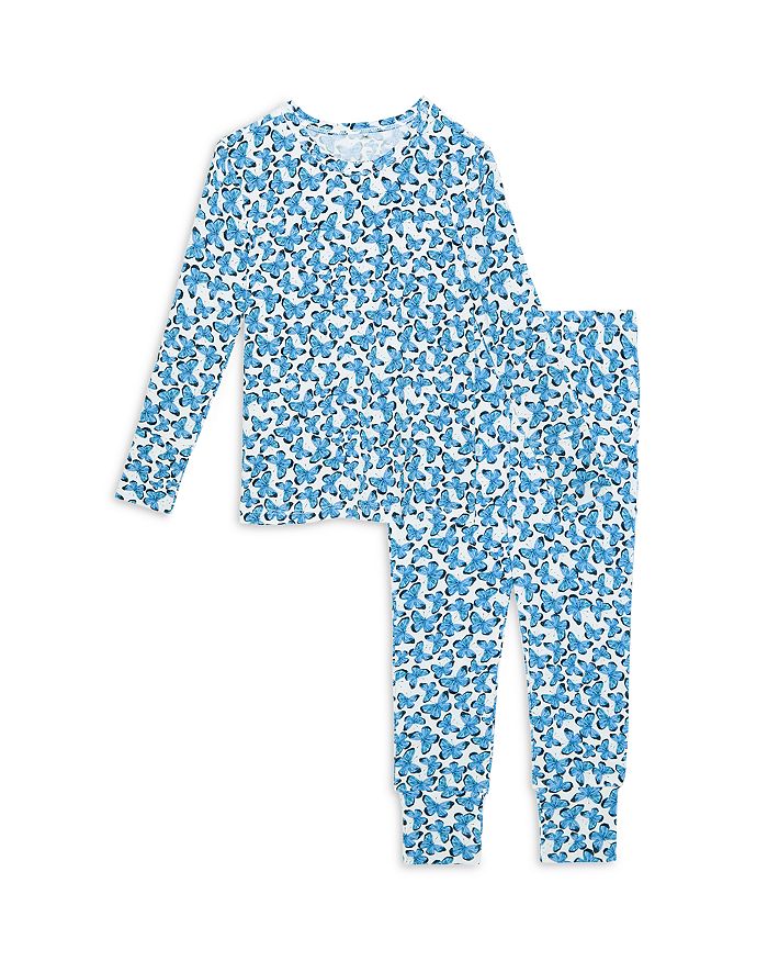 

Унисекс Nayeli Классический Пижамный Комплект Верх и Штаны - Младенцы, Малыши Posh Peanut, белый