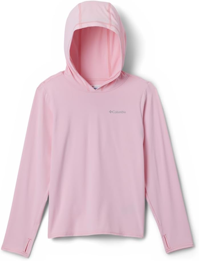 

Колумбия Унисекс-Детская толстовка Chill River с капюшоном Columbia, Satin Pink