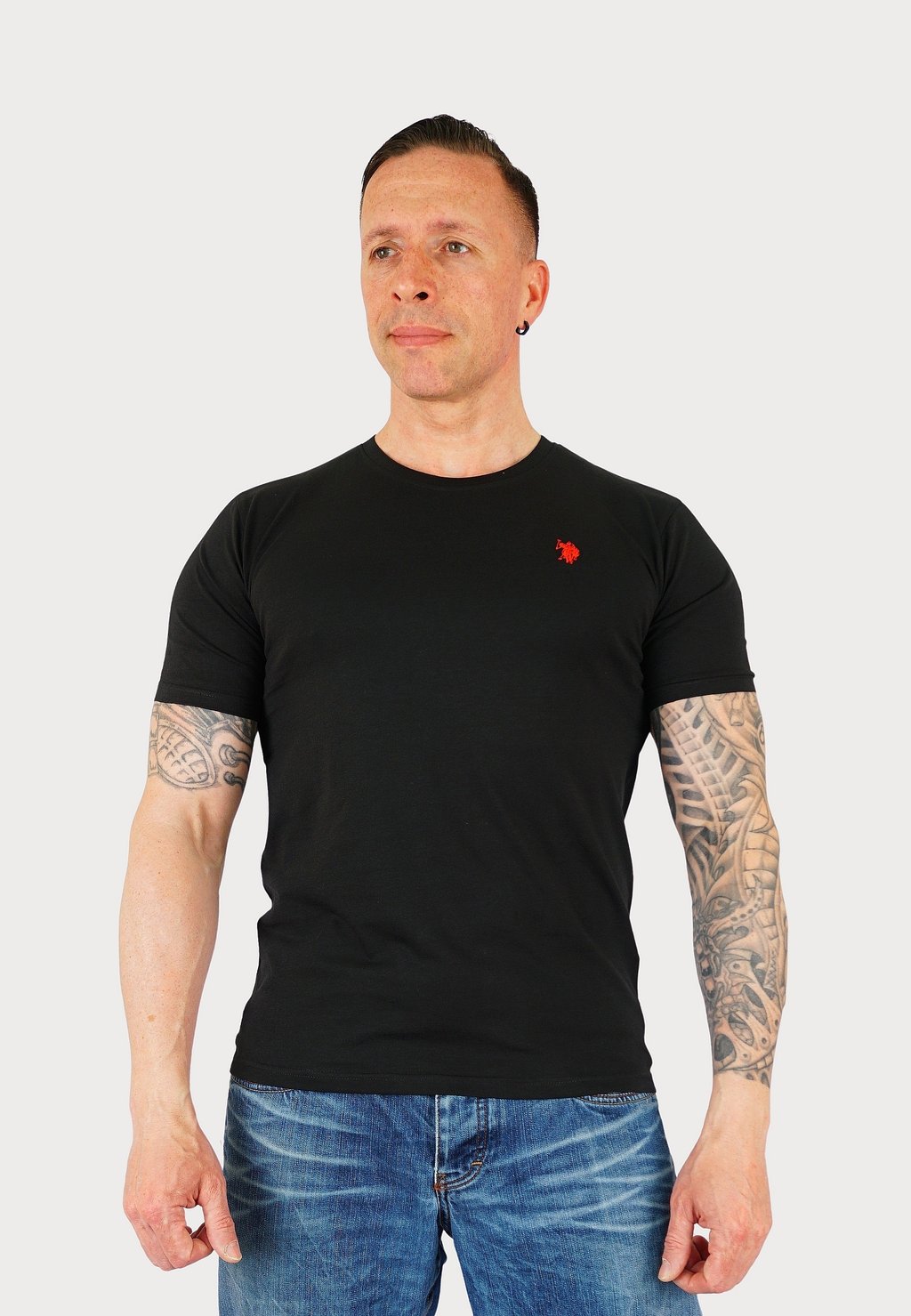 

Базовая футболка SHORTSLEEVE U.S. Polo Assn., черный