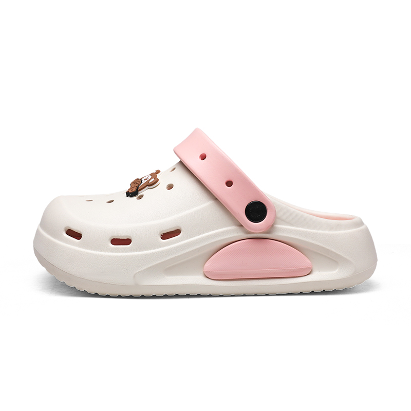 

NANJIREN Клоги унисекс бело-розовые, цвет White Pink