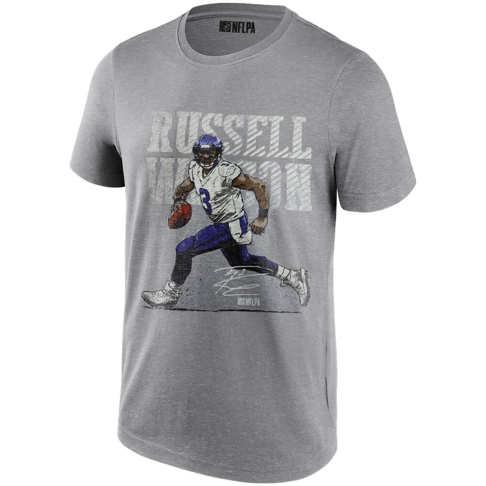 

Мужская футболка Russell Wilson Seattle Seahawks NFL Nflpa