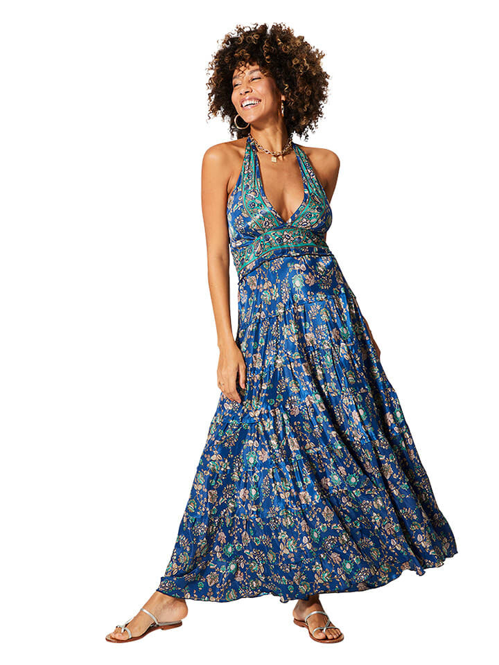 

Длинное платье Aller Simplement, цвет blau/grün