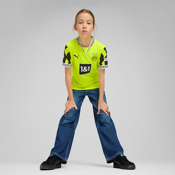 Футболка для больших детей Borussia Dortmund Anniversary Puma, желтый — фото 3