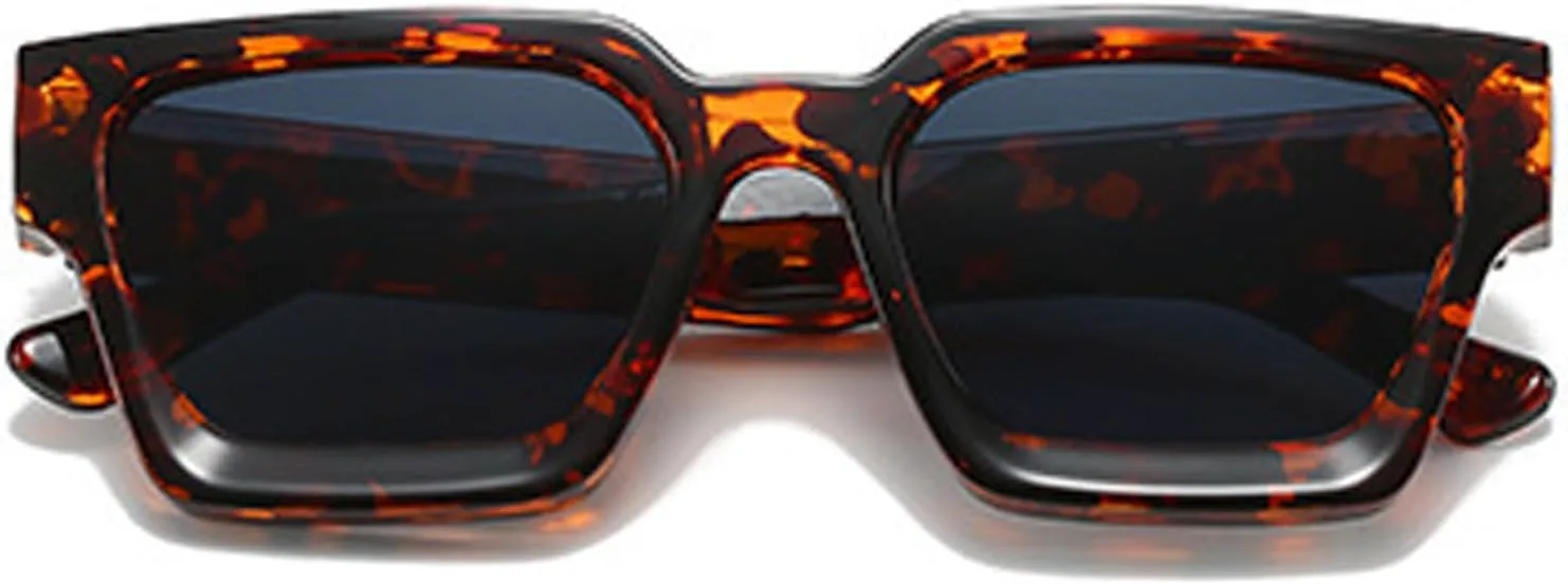 

Солнцезащитные очки для женщин и мужчин в стиле ретро, ​​классические, металлические, стильные, модные, с защитой от УФ-излучения UV400 Chiccool, Leopard a