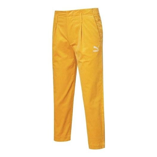 

Брюки corduroy woven pants 'yellow' Puma, желтый