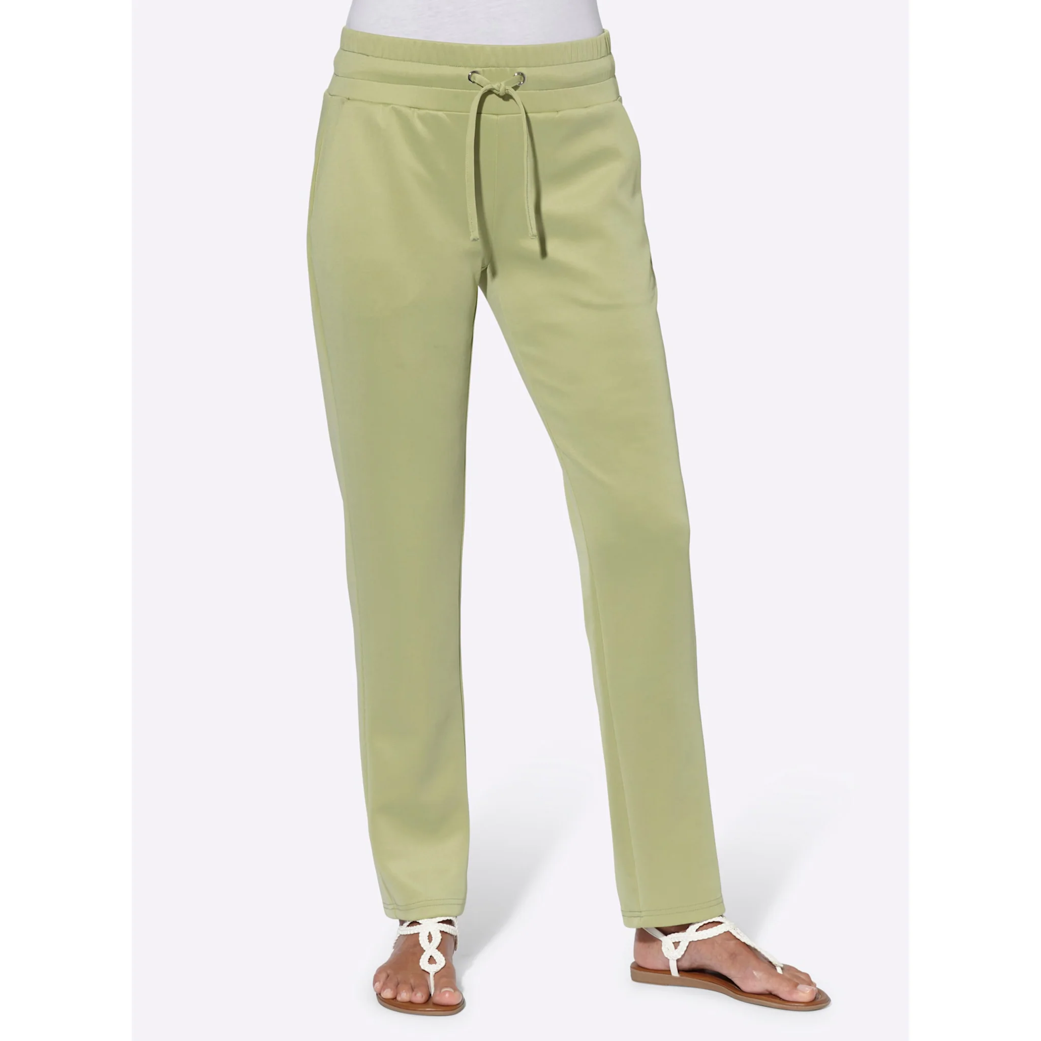 

Брюки без застежки Classic Basics, бордовый
