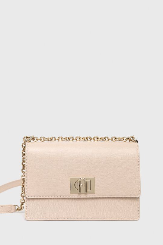 

Кожаная сумка Fabiaco Furla, розовый