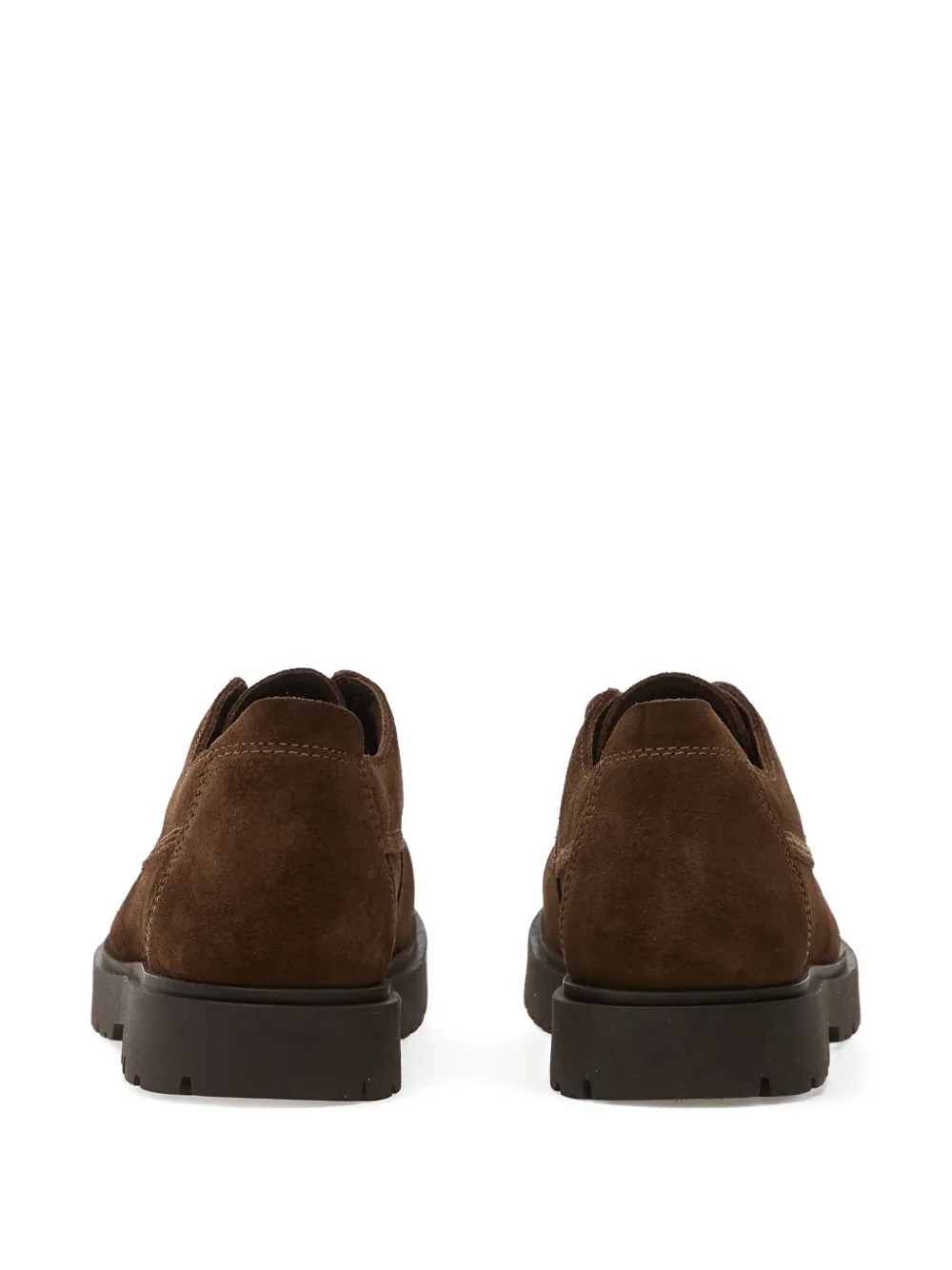Дерби с шнуровкой в стиле мокасин Birkenstock, коричневый — фото 3
