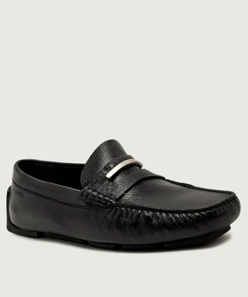 

Кожаные водительские туфли Calvin Klein, черный