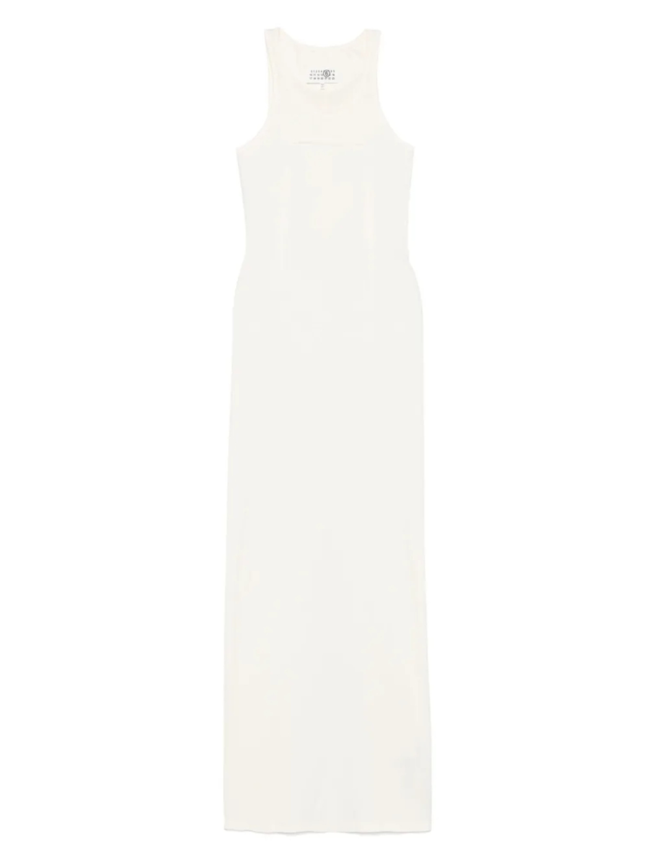 

Платье макси из хлопка MM6 Maison Margiela, нейтральный