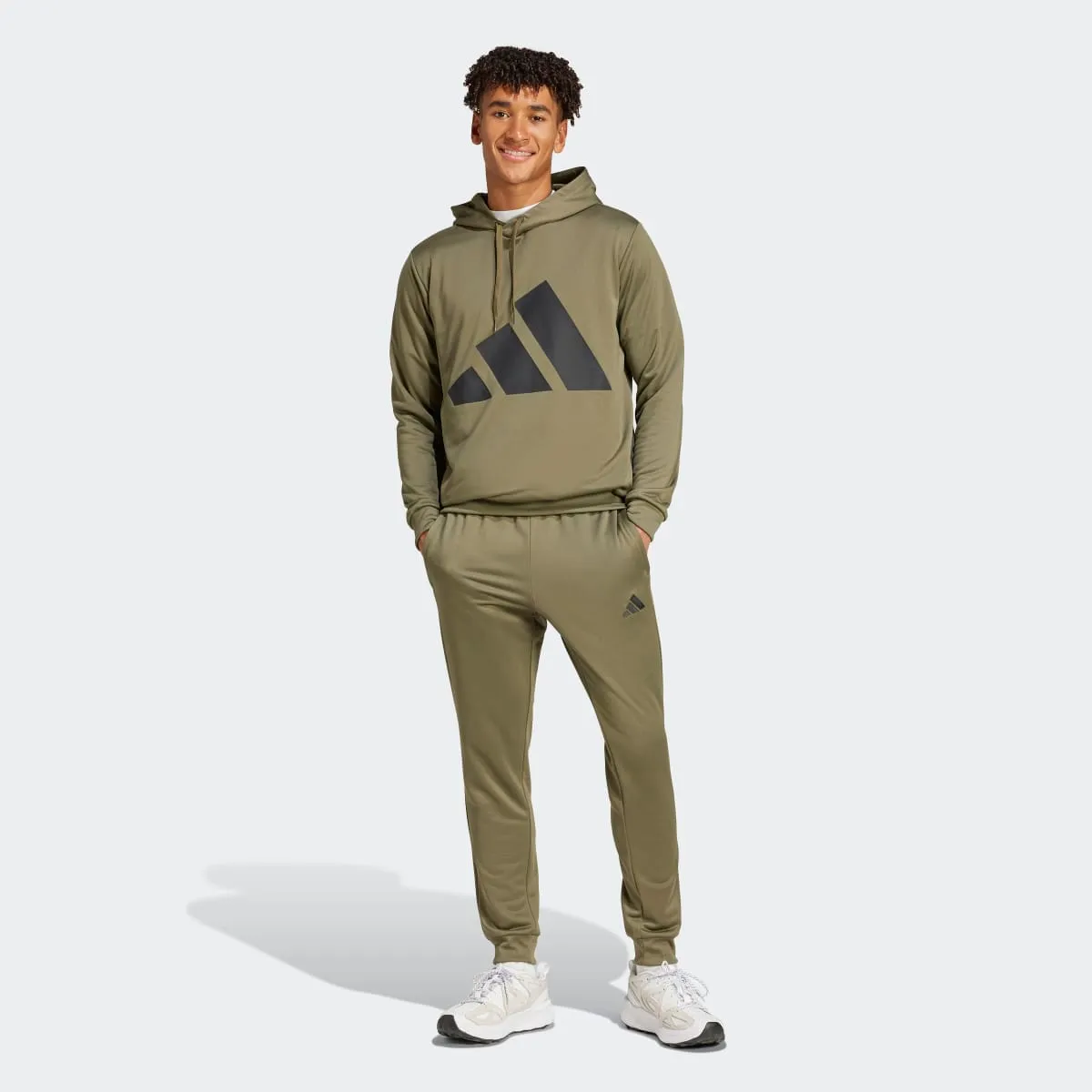 

Мужской спортивный костюм Sportswear Big Logo French Terry adidas, зеленый