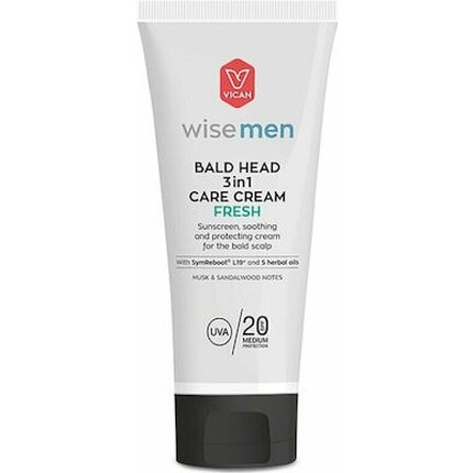 

Крем для ухода за лысой кожей Wise Men 3 в 1 - Spf20, 100 мл Vican