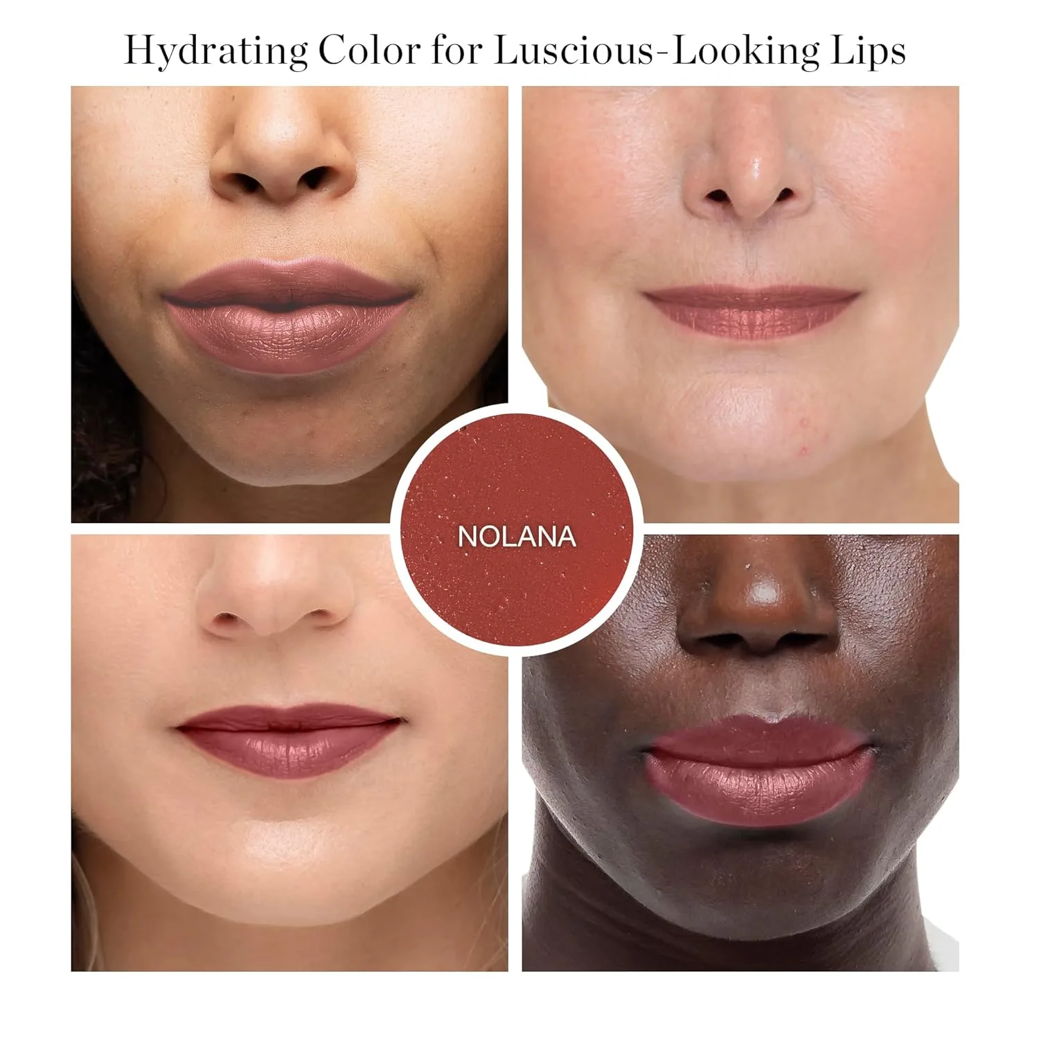 Ogee Tinted Sculpted Lip Oil - тинт для губ с 100% органическим кокосовым маслом, маслом жожоба и витамином E, в оттенке Nolana 7.94 г (1 шт.), Nolana - Terracotta Brown — фото 2