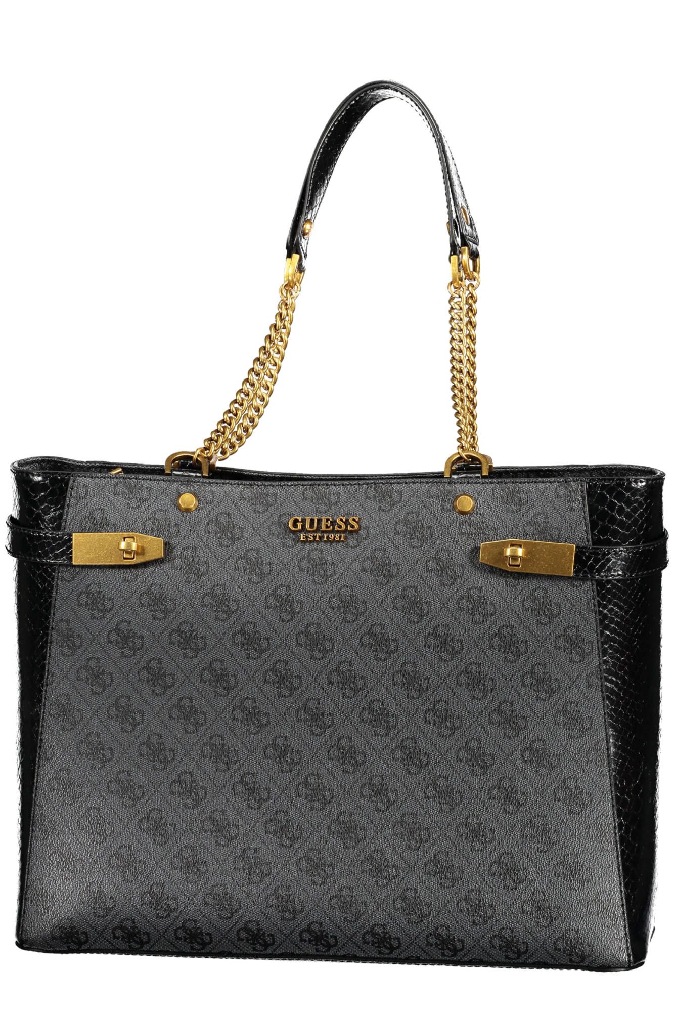 

Черная женская сумка из полиуретана Guess Shoes