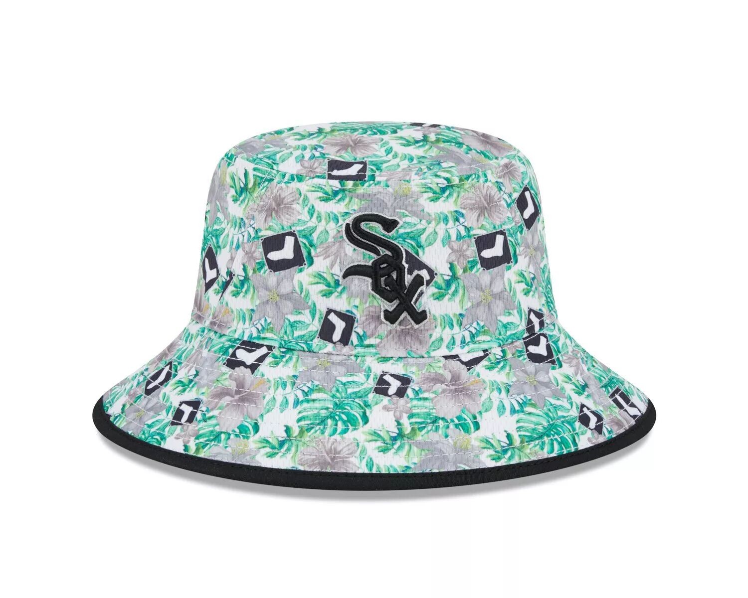 

Мужская панама с тропическим цветочным принтом New Era Chicago White Sox