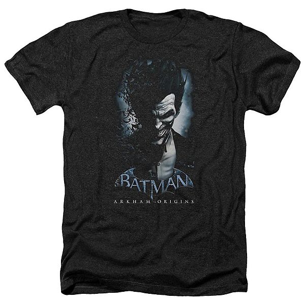 

Футболка Batman Arkham Origins Joker Adult Heather Licensed Character