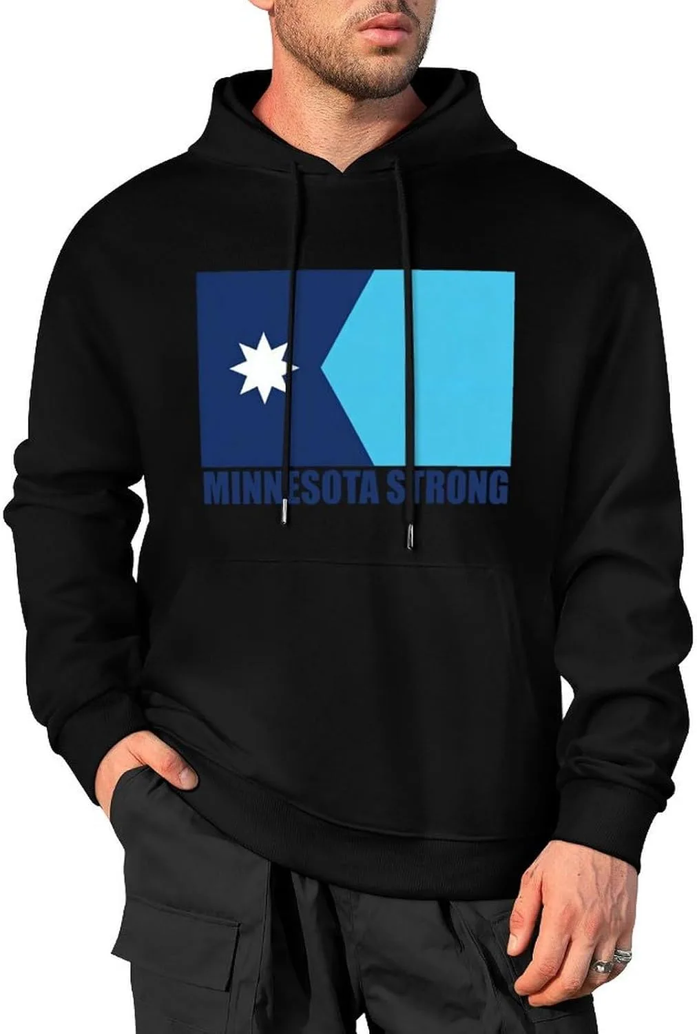 

Толстовка с капюшоном Minnesota Strong с принтом State Bird I Stand with Minnesota, мягкая TUHTWKLXQ