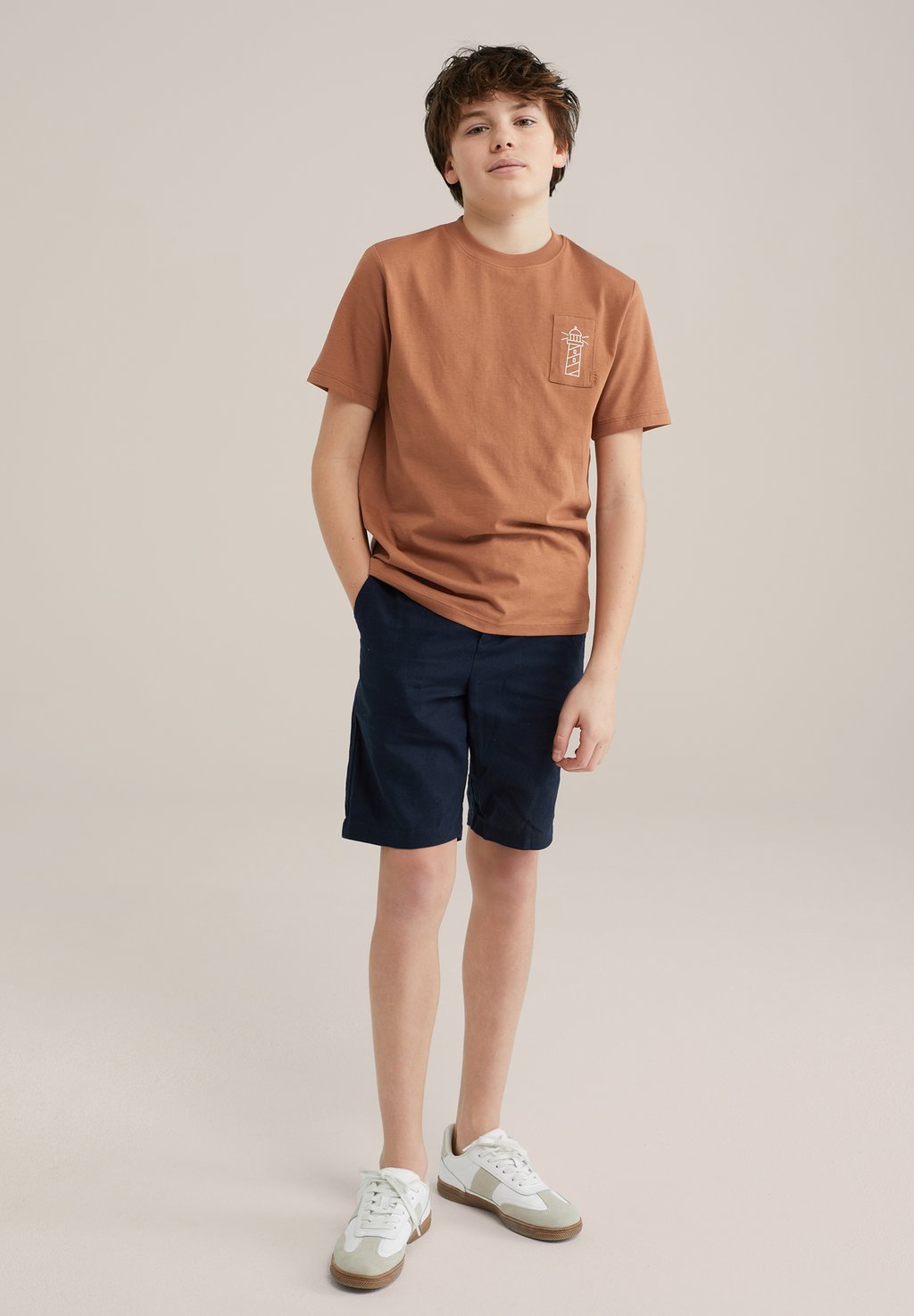 

Шорты BLUE RIDGE WE Fashion, темно-синий