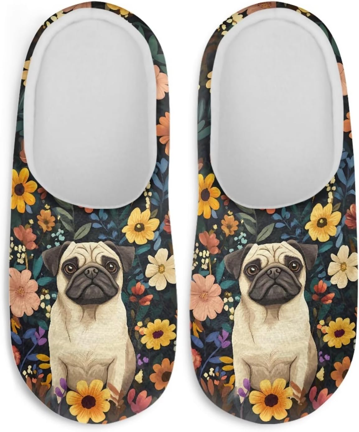 

Домашние тапочки Yuolagixn Plus для мужчин, теплые флисовые тапочки для дома, удобные мягкие домашние обувь, размер 3-12, Pub Flower