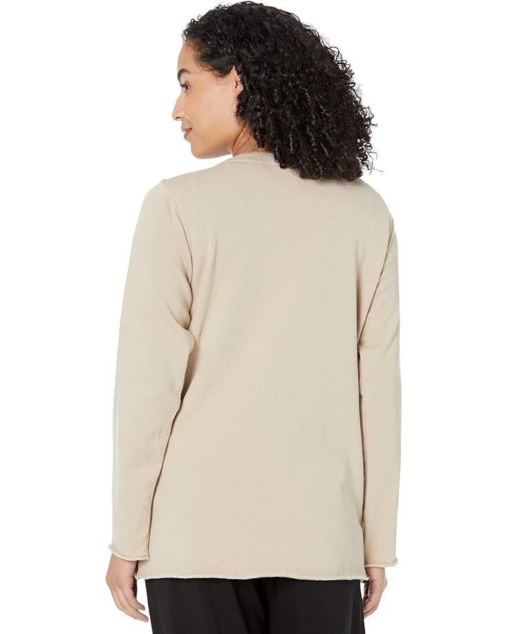 

Куртка Eileen Fisher V-Neck Boxy Jacket, хаки