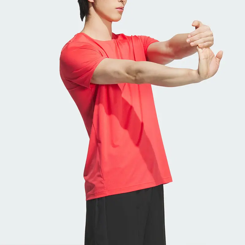 Adidas Футболка мужская розовая — фото 4
