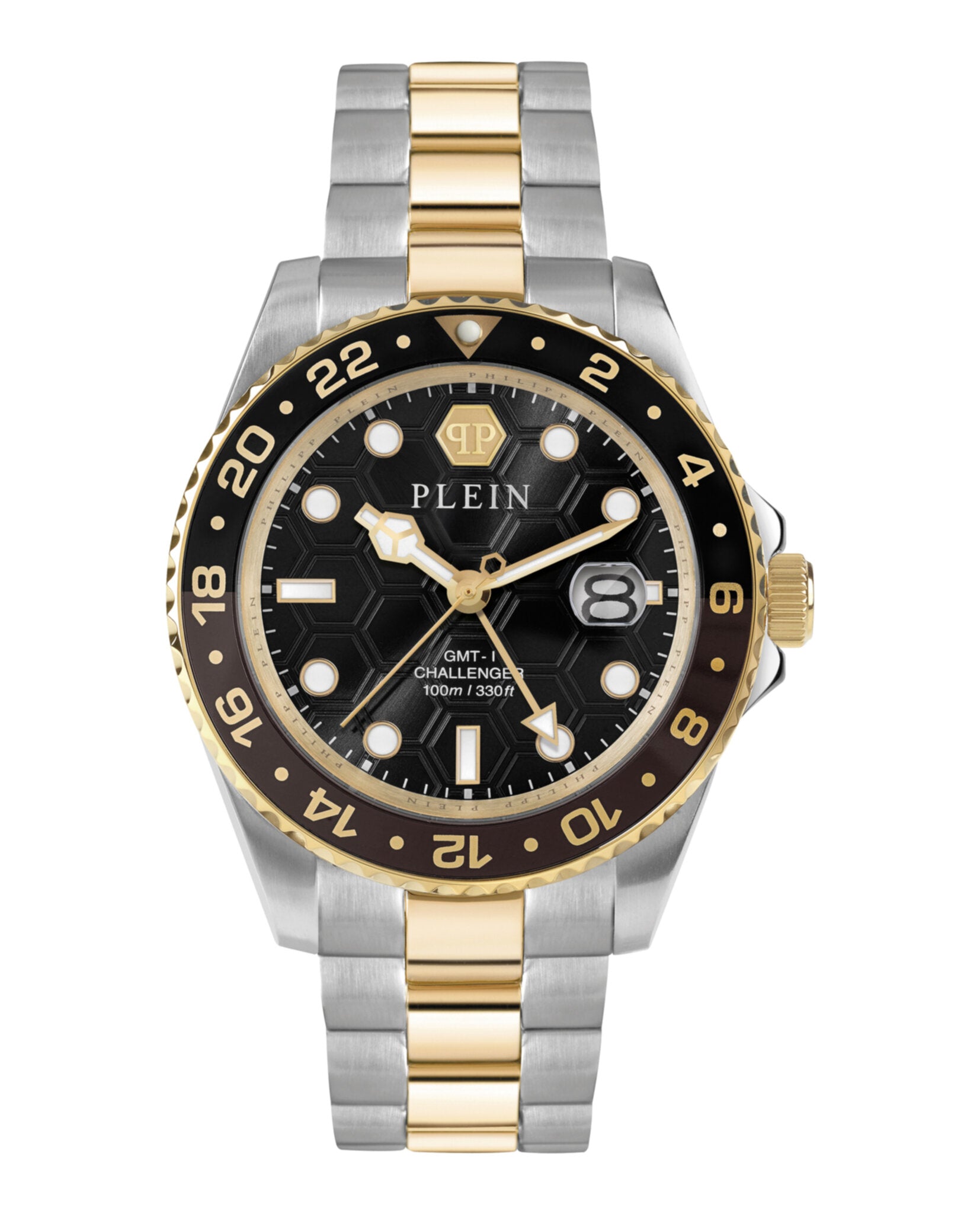 

Часы GMT-I Challenger PHILIPP PLEIN, цвет two tone/two tone/black