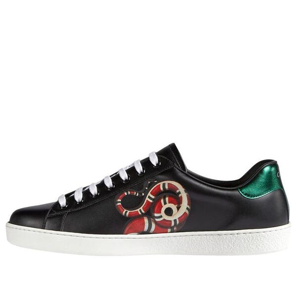 

Кроссовки ace kingsnake sneakers 'black red' Gucci, черный