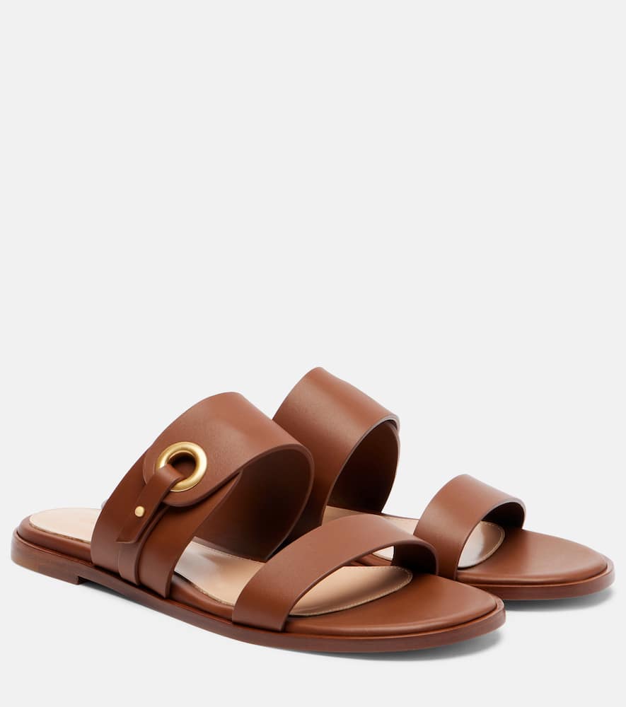 Кожаные сандалии Gianvito Rossi, Cuoio