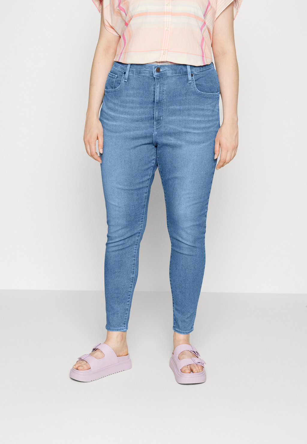 

Джинсы скинни MILE HIGH SUPER SKINNY Levi's Plus, цвет Dark Indigo Worn In