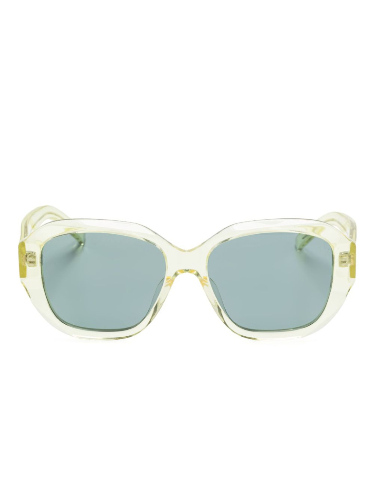 

Солнцезащитные очки в массивной оправе Givenchy Eyewear, зеленый