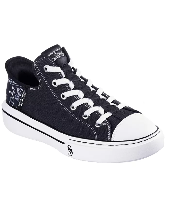 

Мужские слипоны Snoop Dogg: Snoop One - OG Canvas Casual Sneakers от Finish Line Skechers, черный