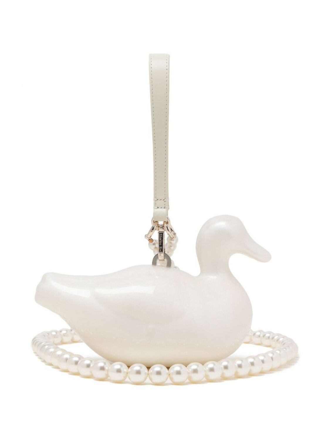 

Simone Rocha клатч Duck, белый