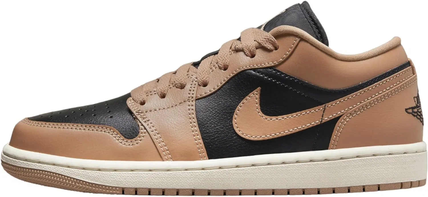 Nike Мужские кроссовки Jordan Air 1 Low, Desert/Black-Sail