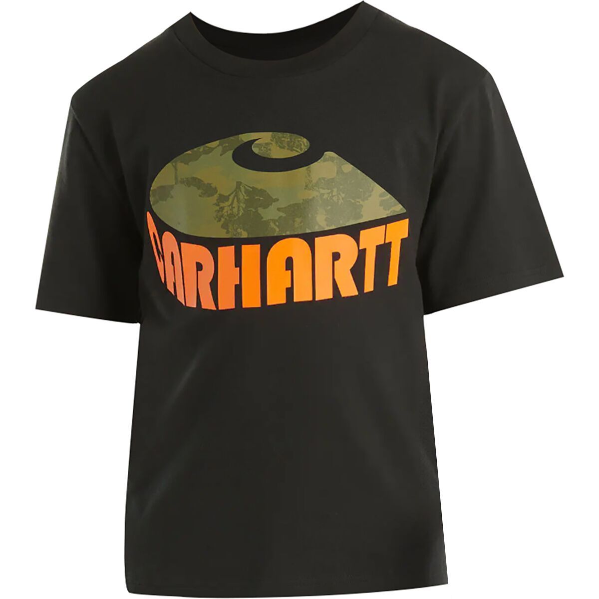 

Камуфляжная футболка с коротким рукавом - для мальчиков Carhartt, черный