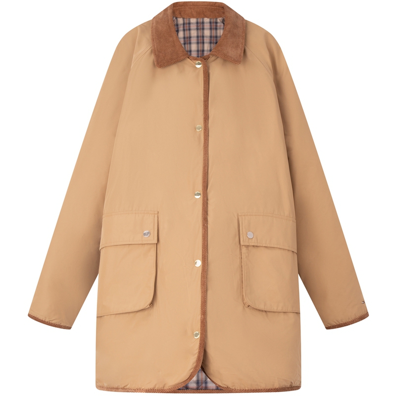 

Tommy Hilfiger Пуховик Women's, Khaki Plaid/Khaki RBL