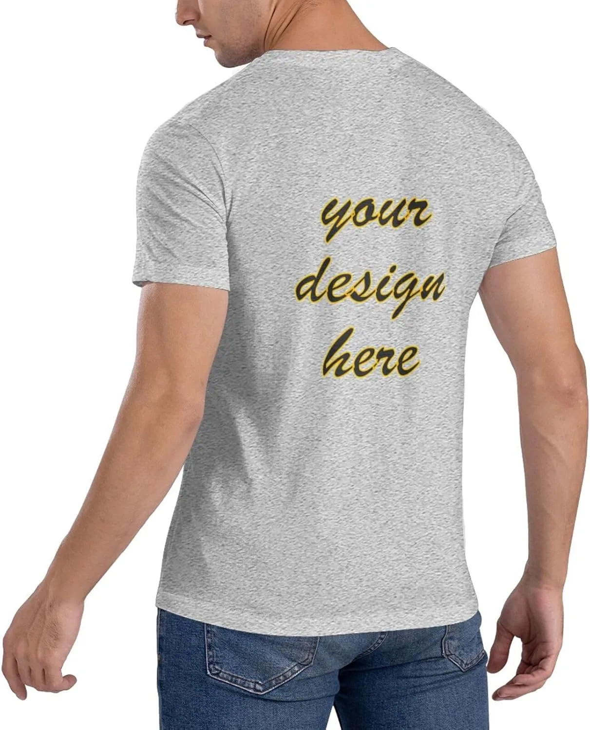 Футболка Custom T Shirts Design для мужчин — фото 2