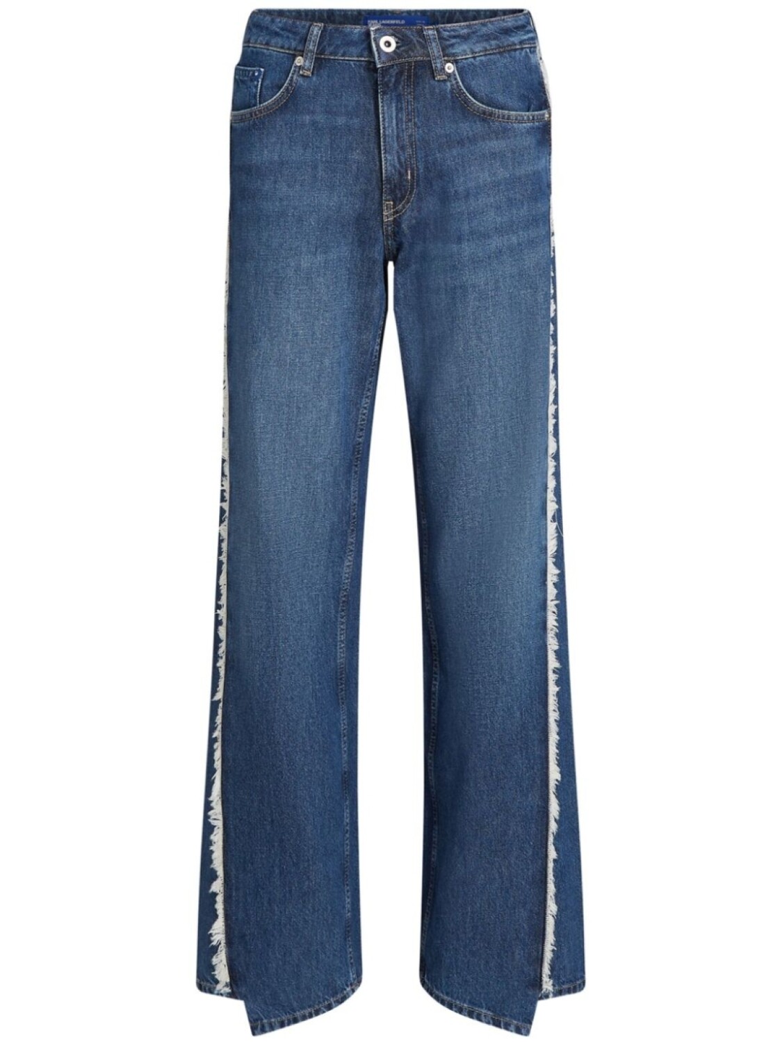 

Прямые джинсы с нашивкой-логотипом Karl Lagerfeld Jeans, синий