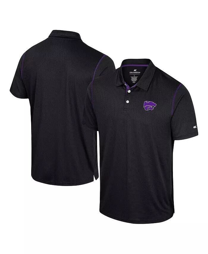 

Мужская черная рубашка поло Kansas State Wildcats Cameron Colosseum