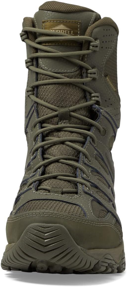 Тактические ботинки Merrell Men's Moab 3 с молнией 8, оливковый — фото 2