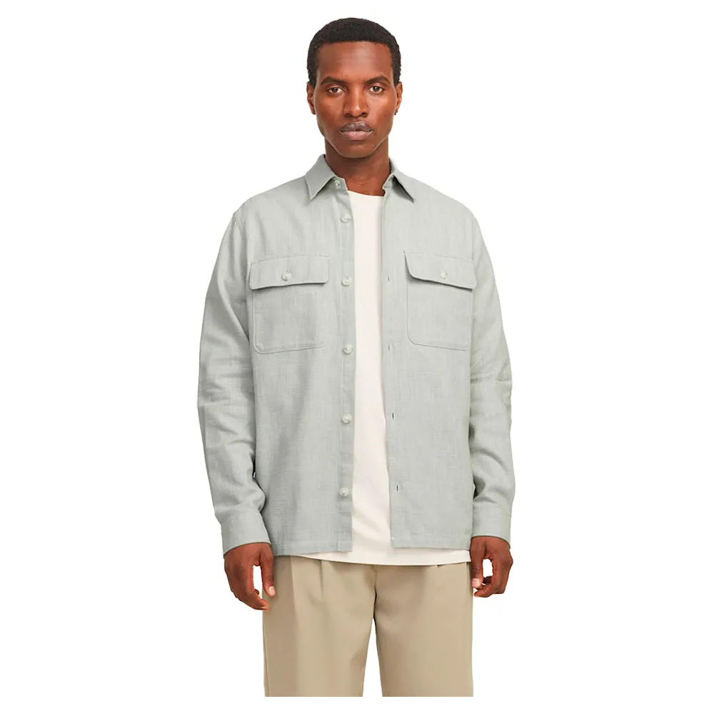 

Верхняя рубашка Jack & Jones Raymond Spring Solid, синий