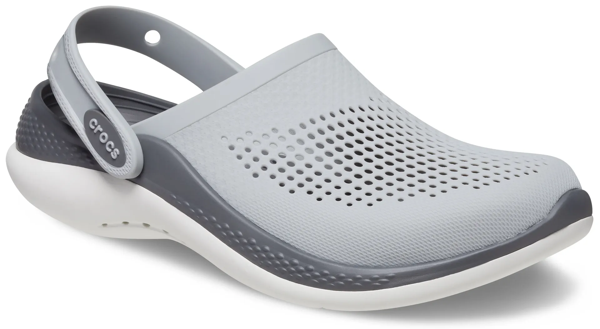 

Сабо Crocs "Lite Ride 360", летняя обувь, садовая обувь, горки для бассейна, с мягкой стелькой, серый