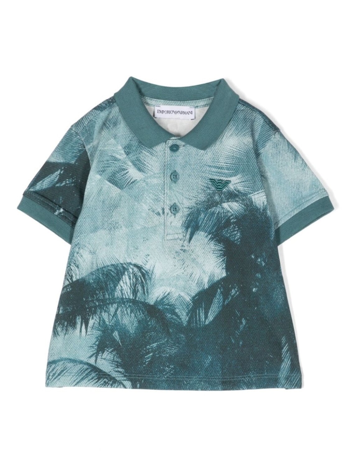 

Рубашка поло ASV Emporio Armani Kids, синий